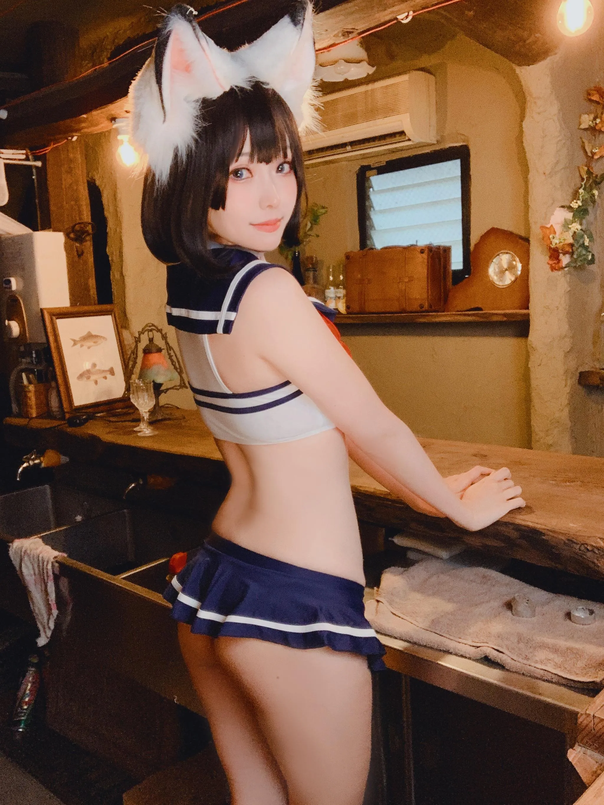 ElyEE子 – NO.79 Kemomimi Izakaya 獸耳居酒屋-自拍 [9P]插图8
